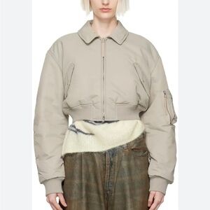 NWT Acne Studios Bomber Jacket in Fog Grey size 36 (S)